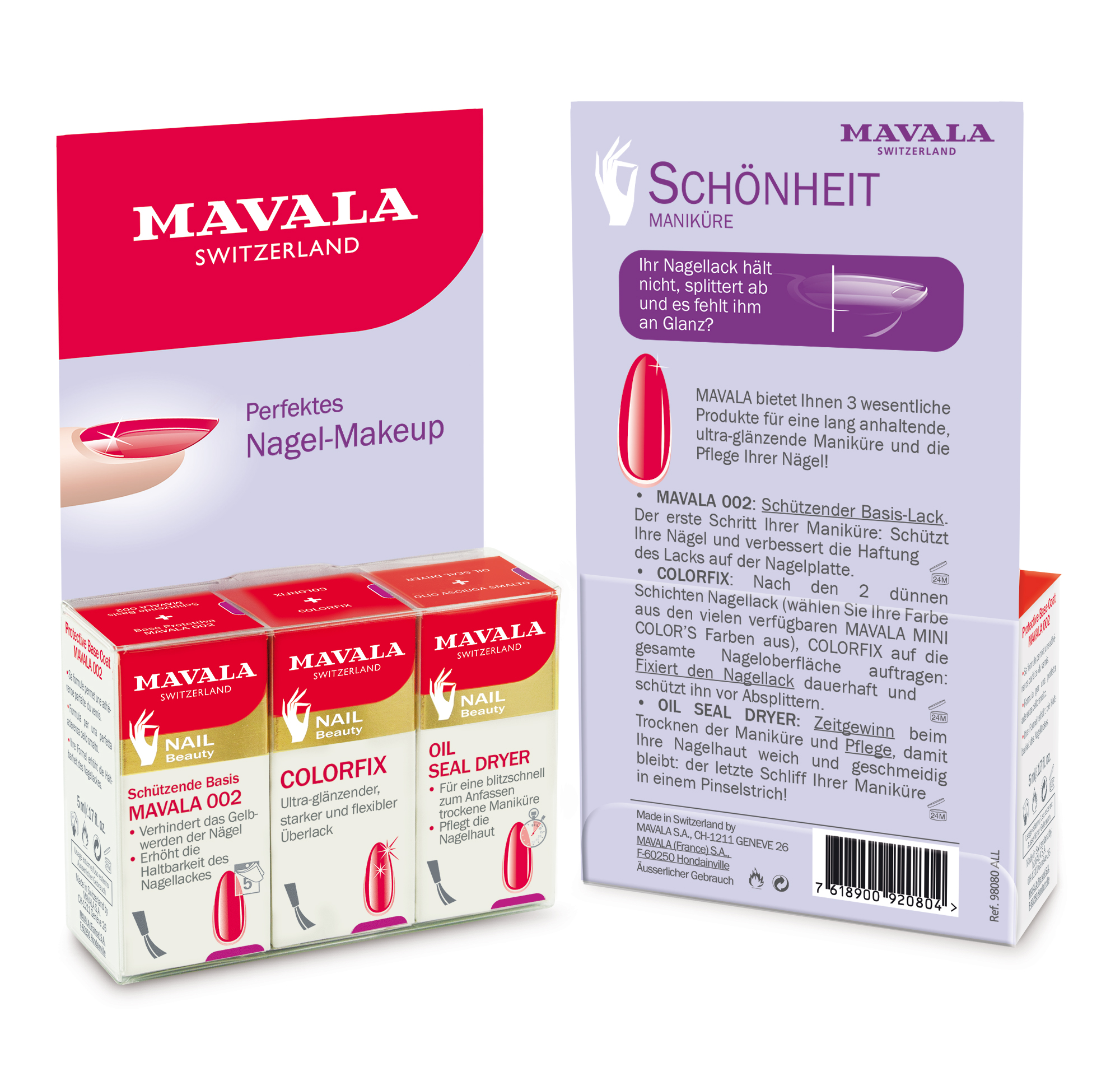 Set für die Nagelpflege - Perfektes Nagel-Makeup  -  Vegan